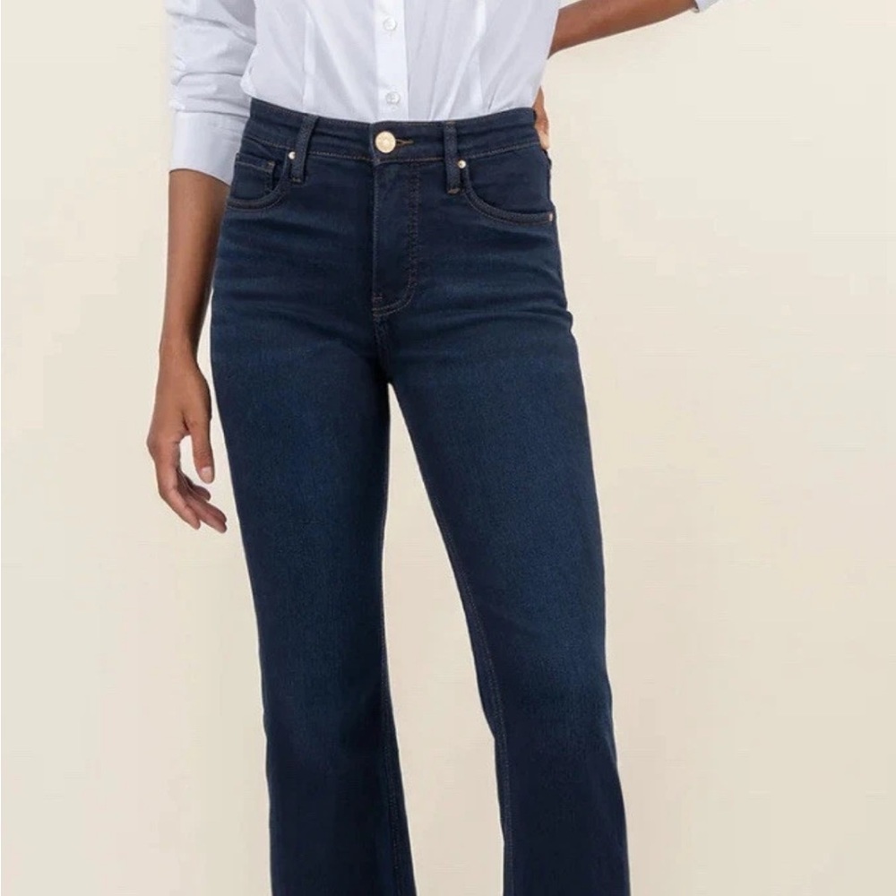 Kut From The Kloth Jeans Womens 10,Kelsey Fab Ab Ankle Flare High Rise